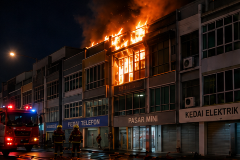 Fire spreading