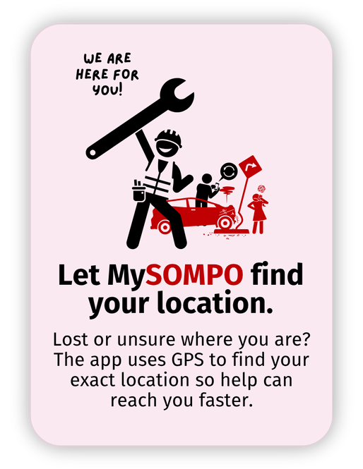 Let MySOMPO Find Your Location