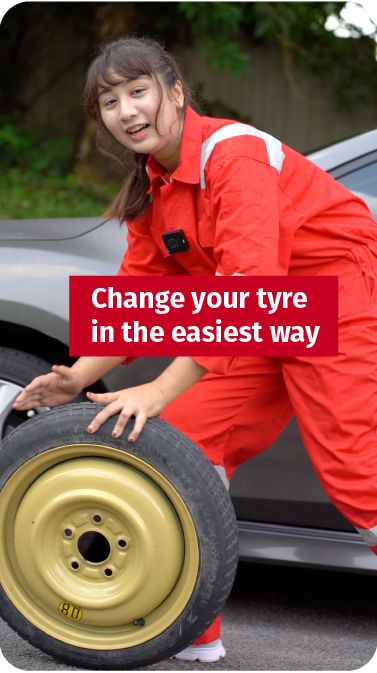 Easiest way to change your tyre