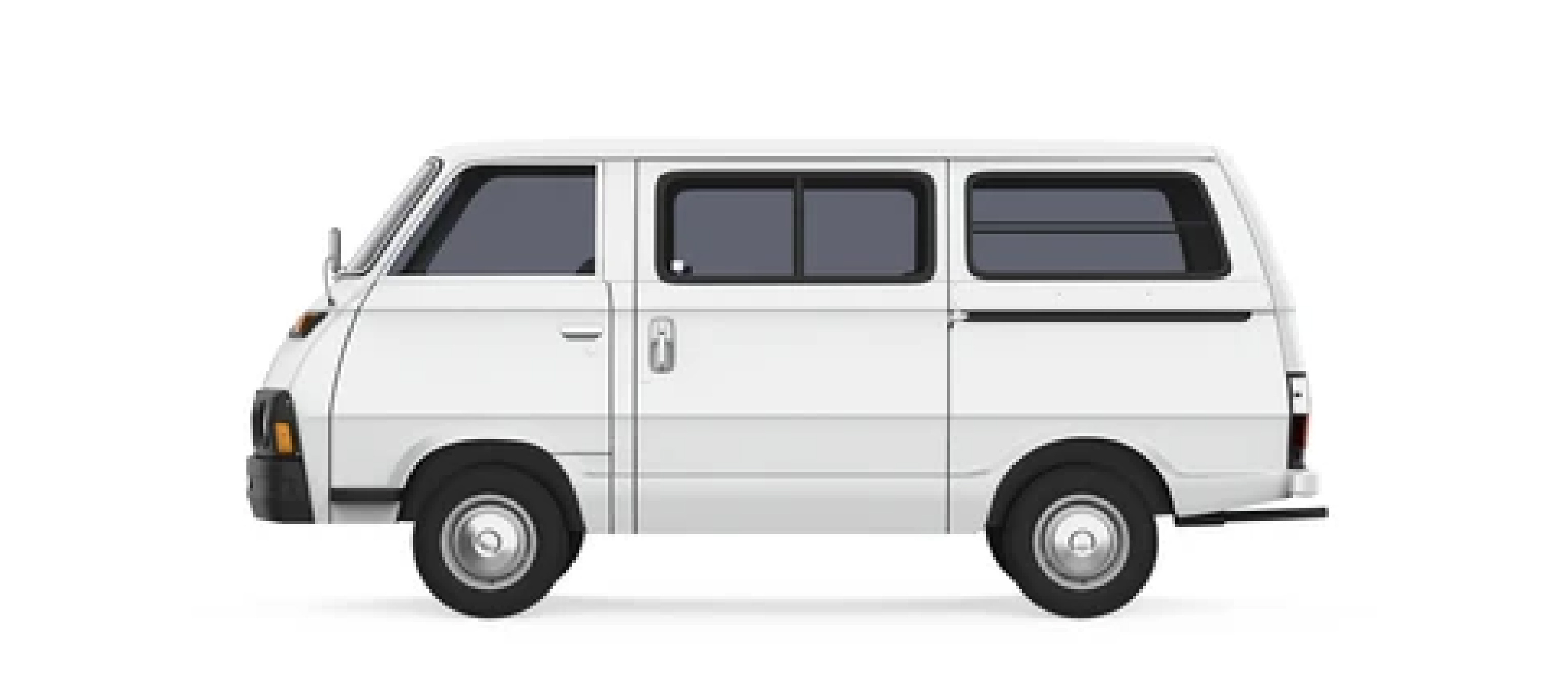 Old van with noise