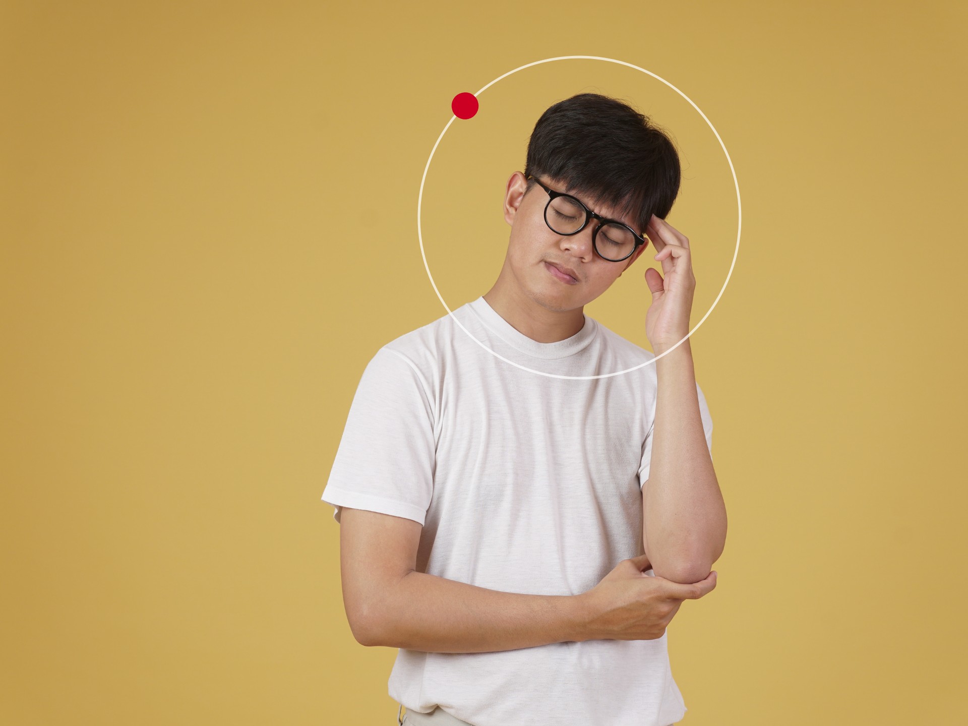 Boss having a headache