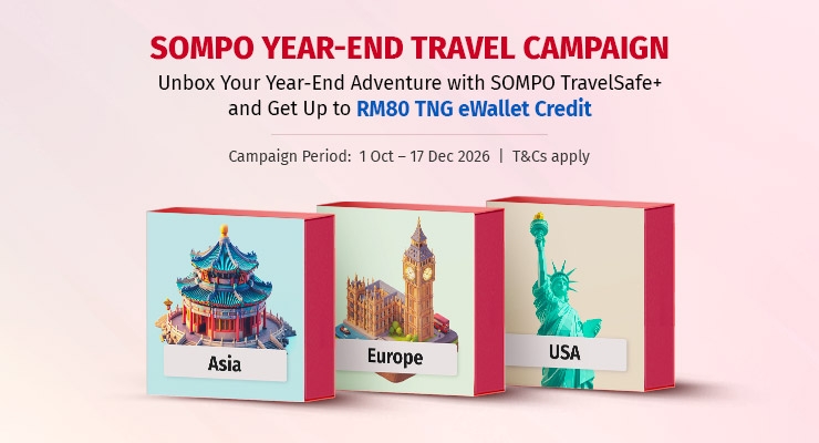 SOMPO TravelSafe+ Best Travel Insurance Malaysia
